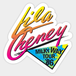 Lila Cheney Milky Way Tour 86 Sticker